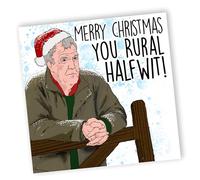 NotNiceThings Clarkson's Farm Funny Christmas Card, Jeremy Clarkson, Rural Halfwit Christmas, Gerald Cooper Christmas Cards for Dad, For Him, Grand Tour