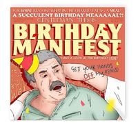 NotNiceThings Democracy Manifest Birthday Card, Succulent Chinese Meal, Funny Birthday Card, Greetings Cards for Him, For Her, Get Your Hands off, Gift