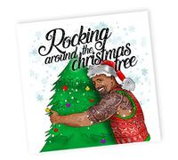 NotNiceThings Funny Dwayne The Rock Johnson Christmas Card | Hilarious Greetings for Wrestling Fans | Unique Xmas Cards for Him, Dad, Son, Boyfriend, Friend, Daughter