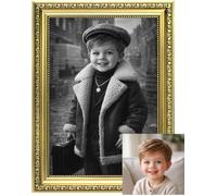 NotNiceThings Little Legends Personalised Child Portrait - Custom Artwork from Photo | Unique Mother’s Day Gift for Mum | Football, Princess & Fantasy Styles