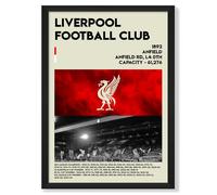 NotNiceThings Liverpool Inspired Poster, Anfield Print, LFC, Gift For Liverpool Fan, Scouse, Made Silk-Coated Paper For Dad, Brother, Son, Mo Salah, Arne Slot, Jurgen Klopp, VVD (A3)