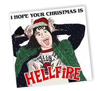 NotNiceThings Stranger Things Christmas Card, Eddie Munson New Year Cards, Funny card for Girlfriend, Christmas Cards for Boyfriend, for her, for him, Eleven