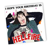 NotNiceThings Stranger Things Funny Birthday Card for Him, Dad or Brother