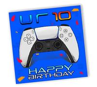 NotNiceThings You Are 10, Gaming 10th Birthday Card, Computer Games 10th Birthday Cards, Happy 10th Birthday Gift, Ten Card For Boy, for Brother, For Son