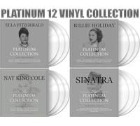 NotNow Music Bundle - Platinum Collection Vinyl LPs - Ella Fitzgerald, Billie Holiday, Frank Sinatra, Nat King Cole (4 albums, 12 LPs)