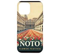 Noto Flower Festival - Vintage Poster Art - Sicily, Italy Case for iPhone 12 Pro Max