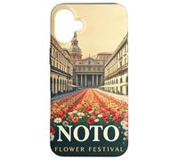 Noto Flower Festival - Vintage Poster Art - Sicily, Italy Case for iPhone 16 Plus