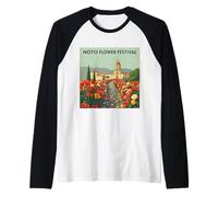 NOTO - The City of Flowers Raglan Baseball Tee