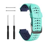 NotoCity Compatible with Foerunner 235 Strap Sport Silicone Watch Strap for Forerunner 230/220/ 235/620/630/735XT Smartwatch(mint green)