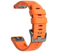 NotoCity for Garmin Fenix 6 Pro/6 Strap, Quickfit 22mm for Garmin Fenix 5/7/7 Pro/5 Plus/8/E 47mm Strap, for Forerunner 935/955/965, Instinct, Epix Gen 2, Tactix 8 47mm Band(Orange)