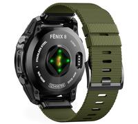 NotoCity for Garmin Fenix 6x pro Strap, 26mm Watch Strap for Garmin 5x/6x/7x/5x plus/7x pro, Fenix 8/8 pro 51mm, Quickfit Nylon Straps for Tactix 8 51mm, Enduro 2/3, Quatix 3/7x(Army Green)