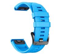 NotoCity for Garmin fenix 7/6/5/7 Pro/6 Pro/5 Plus/8 47mm Strap,22mm Silicone Watch Strap for Garmin Forerunner 945/955/965/970/Instinct2/Instinct 3/E 45mm/Approach S60/S62/S70 47mm(Sky blue)