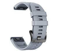 NotoCity for Garmin fenix 7/6/5/7 Pro/6 Pro/5 Plus/8 47mm Strap,22mm Silicone Watch Strap for Garmin Forerunner 945/955/965/970/E 45mm/Approach S60/S62/S70 47mm(grey)