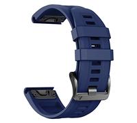 NotoCity for Garmin fenix 7/6/5/7 Pro/6 Pro/5 Plus/8 47mm Strap,22mm Silicone Watch Strap for Garmin Forerunner 945/955/965/970/Instinct2/Instinct 3/E 45mm/Approach S60/S62/S70 47mm(Dark blue)