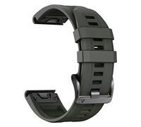 NotoCity for Garmin fenix 7/6/5/7 Pro/6 Pro/5 Plus/8 47mm Strap,22mm Silicone Watch Strap for Garmin Forerunner 945/955/965/970/Instinct2/Instinct 3/E 45mm/Approach S60/S62/S70 47mm(army green)