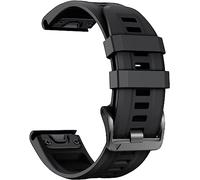 NotoCity for Garmin fenix 7/6/5/7 Pro/6 Pro/5 Plus/8 47mm Strap,22mm Silicone Watch Strap for Garmin Forerunner 945/955/965/970/Instinct2/Instinct 3/E 45mm/Approach S60/S62/S70 47mm(black)