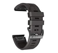 NotoCity for Garmin Fenix fenix 5x/6x pro/6x/5x Plus strap, 26mm Watch Strap for Garmin Fenix 7x/7x Pro/8 51mm, Fenix 3/3 HR Silicone Quickfit Strap(Black)