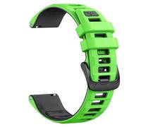 NotoCity for Garmin Forerunner 255/265 Strap, 22mm for Garmin Venu 3/2, Vivoactive 4 Quick Release Strap, Silicone Replacement Band for Huawei Watch GT5/GT4/GT3/GT2 46MM(Grass Green/Black)
