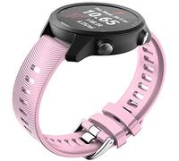 NotoCity for Garmin Forerunner 645 Strap/245 Strap, 20mm Replacement Strap Soft Silicone for Vivoactive 3 Music Vívomove HR Forerunner 645/245 Music (pink)