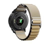 NotoCity for Garmin Instinct/Instinct 2/3 Solar 45mm Strap, 22mm Watch Strap for Garmin Instinct Tactical/Crossover/2 Camo/3 AMOLED/Solar Tactical/E 45mm, Nylon Strap G-Hook Adjust(Wheat)