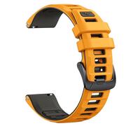 NotoCity for Garmin Vivoactive 5/3 Strap, 20mm for Garmin Forerunner 245/55/165/645, Venu SQ/2 Plus Strap, Replacement Silicone Watch Strap for Vivomove 3/HR/Luxe/Style(Citrus/Graphite Gray)