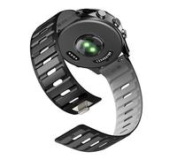 NotoCity Magnetic Silicone Strap for the Forerunner 570-42mm series - soft and comfortable,20mm Deep blue-black