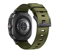 NotoCity Nylon Strap Compatible with Samsung Galaxy Watch Ultra 47mm 2025/2024, Breathable and Lightweight Strap for Samsung Ultra Watch Band for Men（Army Green）
