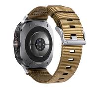 NotoCity Nylon Strap Compatible with Samsung Galaxy Watch Ultra 47mm 2025/2024, Breathable and Lightweight Strap for Samsung Ultra Watch Band for Men(Dark Khaki
