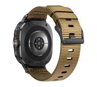 NotoCity Nylon Strap Compatible with Samsung Galaxy Watch Ultra 47mm 2025/2024, Breathable and Lightweight Strap for Samsung Ultra Watch Band for Men(Dark Khaki