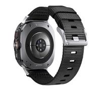 NotoCity Nylon Strap Compatible with Samsung Galaxy Watch Ultra 47mm 2025/2024, Breathable and Lightweight Strap for Samsung Ultra Watch Band for Men（Black）