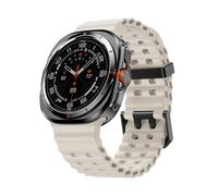 NotoCity replacement for Samsung Galaxy Watch Ultra Strap 47mm, Soft Silicone Strap for Samsung Galaxy Watch Ultra(Starlight)
