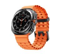 NotoCity replacement for Samsung Galaxy Watch Ultra Strap 47mm, Soft Silicone Strap for Samsung Galaxy Watch Ultra(Orange)
