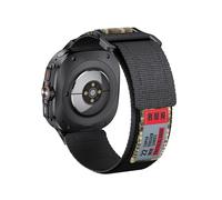 NotoCity Strap for Samsung Galaxy Watch Ultra 47mm, Nylon Replacement Strap for Samsung Galaxy Watch Ultra 7 ultra 47mm(Black&Camouflage)