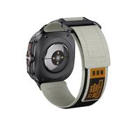NotoCity Strap for Samsung Galaxy Watch Ultra 47mm, Nylon Replacement Strap for Samsung Galaxy Watch Ultra 7 ultra 47mm(Misty grey)