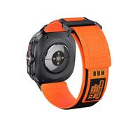 NotoCity Strap for Samsung Galaxy Watch Ultra 47mm, Nylon Replacement Strap for Samsung Galaxy Watch Ultra 7 ultra 47mm(Orange)
