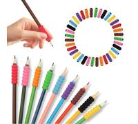 Notoke 36 PCS Foam Pencil Grips - 9 Assorted Colors (4 of Each) Pen Grips for Adults & All, Comfort Writing Aid Grippers to Relieve Hand Fatigue, Cushioned Pen Holders for Better Handwriting
