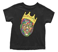 Notorious B.I.G. Kids Crown T-Shirt, Black, 3 Years