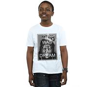 Notorious BIG Boys It Was All A Dream Crown T-Shirt White 7-8 Years