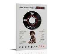 Notorious Big Ready to Die Poster Decorative Painting Canvas Wall Art Living Room Poster Bedroom Painting Wall Art Picture Print Modern Family Room Decor 16 x 24 Inches (40 x 60 cm)