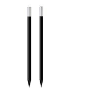 noTrash2003 Magnetic Pencil Set, Magnetic Attracting Pencil with Metal Cap, Elegant Design, Ideal as Fridge Magnets, Accessories for Magnetic Notepads (Set of 2)