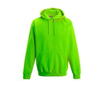 noTrash2003 Neon Sweatshirt with Hood Fluorescent Various Colours and Sizes, electric green, M