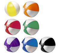 noTrash2003 Set of 6 Inflatable Beach Balls Beach Balls Beachball Holiday Beach Beach Pool (Farbmix)