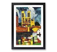 Notre Dame by Henry Lyman Sayen Framed Print | A2 Black Framed Wall Art | Ready to Hang | Modern Nature Picture | Living Room Bedroom Lounge Office