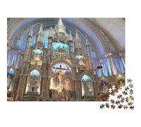 Notre Dame Cathedral 1000 Pieces Adult Jigsaw Puzzles Festive Gifts Family Challenging Educational Games Home Decoration for Adults And Kids Age 12 Years Up 1000pcs (75x50cm)