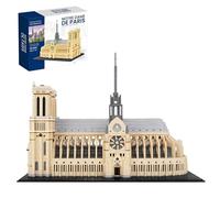Notre Dame Cathedral Micro Mini Building Blocks Set, World Famous Architectural Building Kits, Architecture Model Construction Bricks Kit for Adults, Gifts for Kids and Adults, 2900+ Pieces