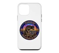 Notre-Dame Cathedral Paris Gargoyle Stained Glass Print Case for iPhone 12 mini