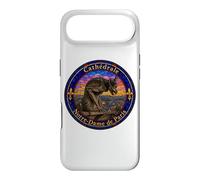 Notre-Dame Cathedral Paris Gargoyle Stained Glass Print Case for iPhone Air