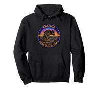 Notre-Dame Cathedral Paris Gargoyle Stained Glass Print Pullover Hoodie