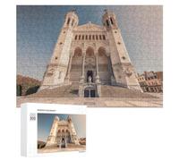 Notre Dame De Fourviere Wooden Brain Teaser for Adults, 300 PCS - Winter Activity Gift, for Screen-Free Relaxation at Home