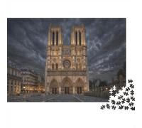 Notre-Dame De Paris 1000 Piece Cardboard Jigsaw Puzzle Stress Relief Home Entertainment Unique Pattern for Adults 70x50cm/1000pcs